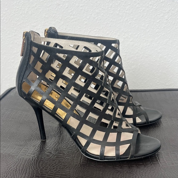 Michael Kors Shoes - MICHAEL KORS Black Strappy Heeled Sandals